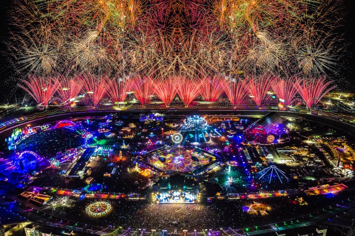 Aerial Photography, EDC, EDC Las Vegas, EDC LV, EDM, Electric Daisy Carnival, Music, Pyro, AGP, Alex G Perez, www.AGPfoto.com