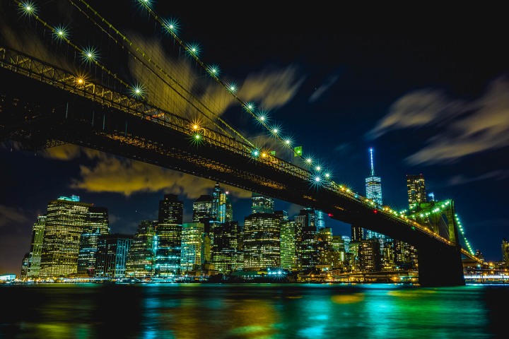AGP Favorite, Long Exposure, Manhattan, Manhattan Bridge, New York City, North America, NYC, One World Trade, Skyline, Travel, United States