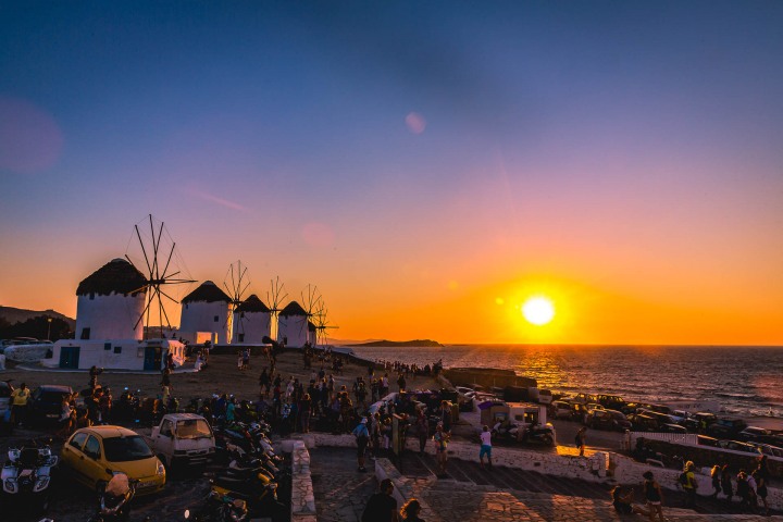 Europe, Greece, Mykonos, Sunset, Travel, Windmills, AGP, Alex G Perez, www.AGPfoto.com