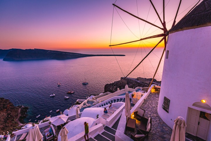 AGP Favorite, Europe, Greece, Oia, Santorini, Sunset, Travel, Windmills, AGP, Alex G Perez, www.AGPfoto.com