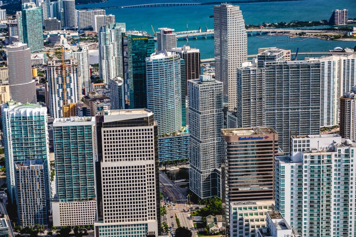 Aerial Photography, Downtown, Florida, Miami, North America, Skyline, Travel, United States