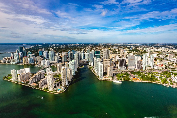 Aerial Photography, AGP Favorite, Downtown, Florida, Miami, North America, Skyline, Travel, United States