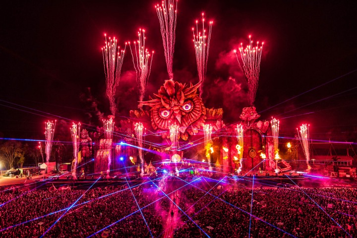 EDC, EDC Mexico, EDM, Electric Daisy Carnival, Lazers, Music, Pyro