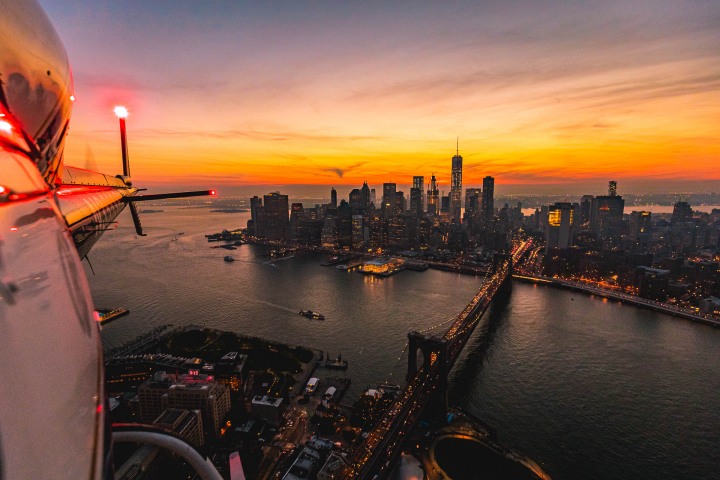 Aerial Photography, AGP Favorite, Manhattan, new York, New York City, North America, NYC, One World Trade Center, Skyline, Sunset, Travel, United States