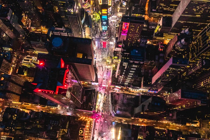 Aerial Photography, new York, New York City, North America, NYC, Times Square, Travel, United States