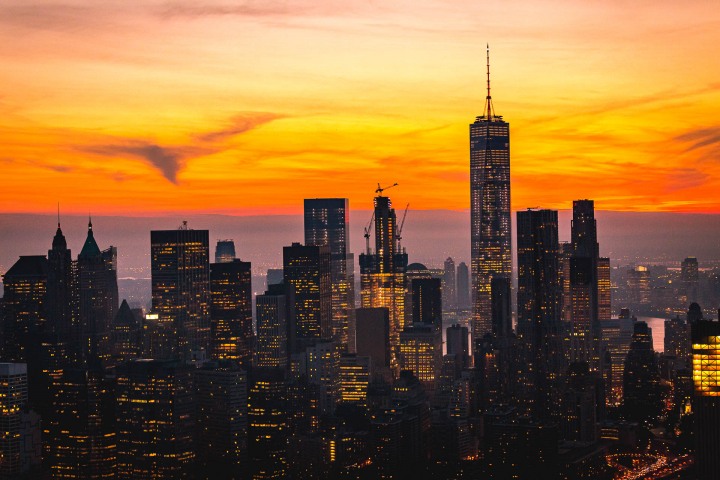 Aerial Photography, AGP Favorite, Manhattan, new York, New York City, North America, NYC, One World Trade Center, Skyline, Sunset, Travel, United States, AGP, Alex G Perez, www.AGPfoto.com