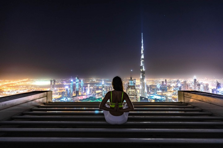 Burj Khalifa, Dubai, Middle East, Skyline, Travel, United Arab Emirates
