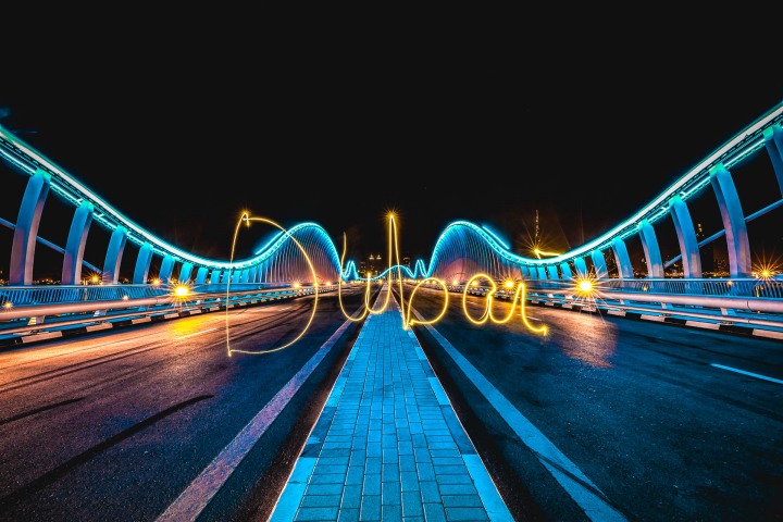 Dubai, Long Exposure, Meydan Bridge, Middle East, Travel, United Arab Emirates, AGP, Alex G Perez, www.AGPfoto.com
