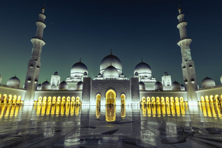Abu Dhabi, Middle East, Sheikh Zayed Grand Mosque, Travel, United Arab Emirates