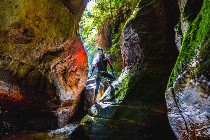 Abseiling, Australia, Blue Mountains, Canyoning, Travel, AGP, Alex G Perez, www.AGPfoto.com