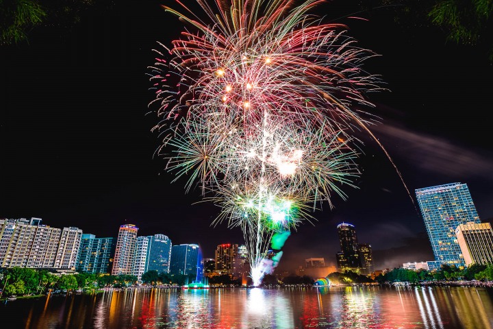 4th of July, AGP Favorite, Fireworks, Florida, North America, Orlando, Skyline, Travel, AGP, Alex G Perez, www.AGPfoto.com
