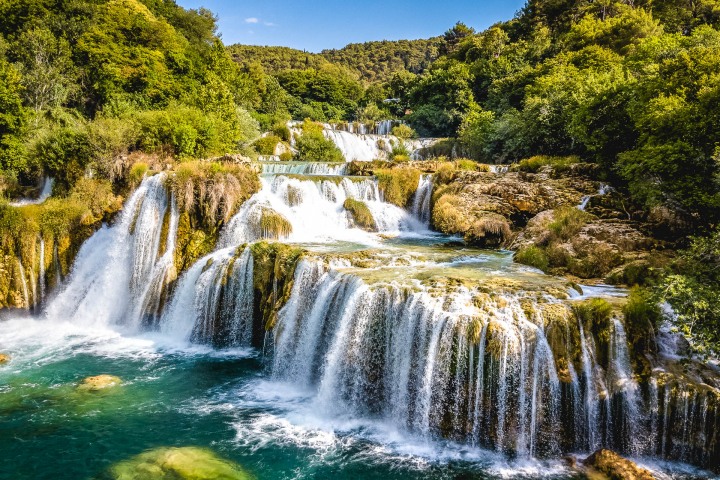 Aerial Photography, Croatia, Europe, Krka National Park, Travel, Waterfall
