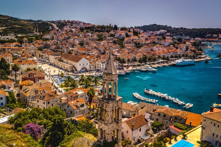 Aerial Photography, Croatia, Europe, Hvar, Port of Hvar, Travel, AGP, Alex G Perez, www.AGPfoto.com