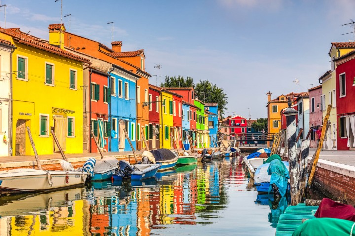 Burano, Canal, Europe, Italy, Travel, Venetian Lagoon