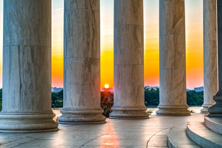 AGP Favorite, North America, Sunset, Thomas Jefferson Memorial, Travel, Washington, Washington DC