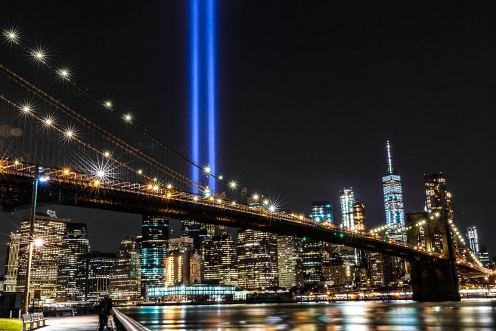 9/11 Memorial, Brooklyn Bridge, New York City, North America, NYC, One World Trade Center, Skyline, Travel, United States