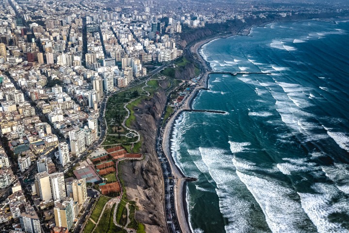 Aerial Photography, AGP Favorite, Lima, Miraflores, Peru, South America, Travel