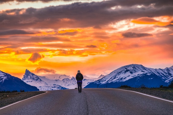 Chile, El Calafate, Patagonia, South America, Sunset, Travel