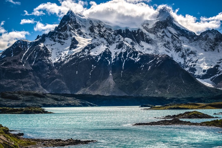 Cerro Paine Grande, Chile, Mountains, Patagonia, Snow Covered, South America, Torres del Paine, Travel