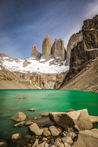 Chile, Mirador Base Las Torres, Patagonia, South America, Torres del Paine, Travel