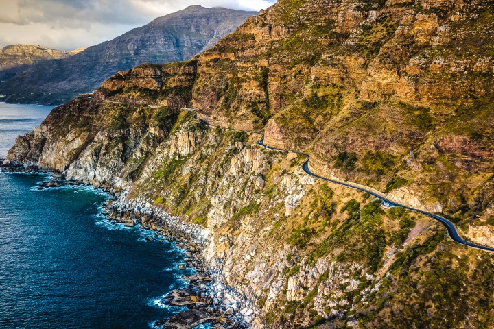 Aerial Photography, Africa, Cape Town, Chapmans Peak, Sea Cliffs, South Africa, Travel, AGP, Alex G Perez, www.AGPfoto.com