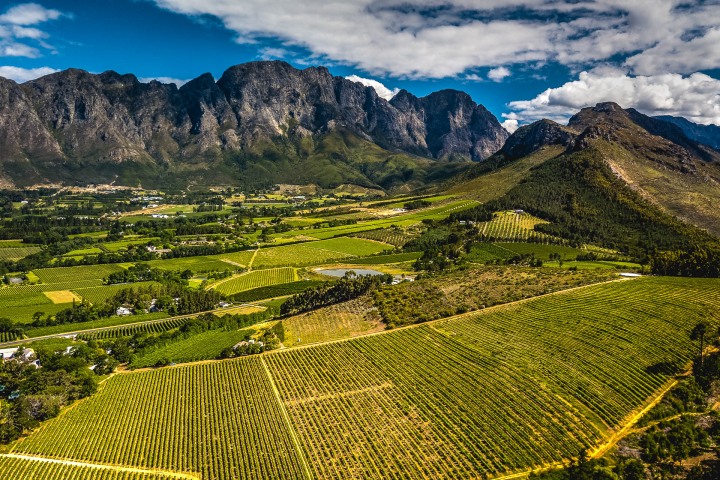 Aerial Photography, Africa, Cape Town, South Africa, Travel, Vineyard