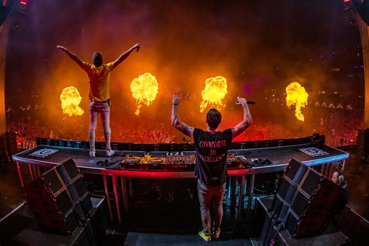 EDM, Fire, Music, The Chainsmokers, Untold