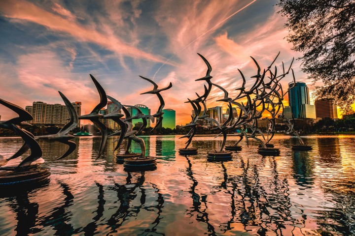 AGP Favorite, Downtown, Florida, Lake Eola, North America, Orlando, Skyline, Sunset, Travel, AGP, Alex G Perez, www.AGPfoto.com