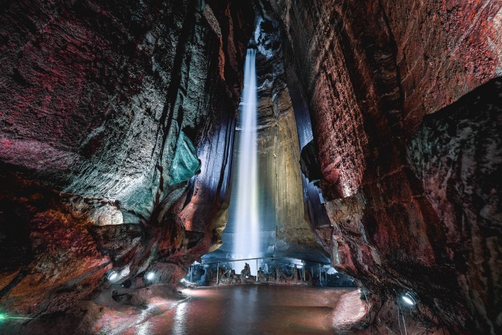 AGP Favorite, Cave, Chattanooga, North America, Ruby Falls, Tennessee, Travel, United States, Waterfall