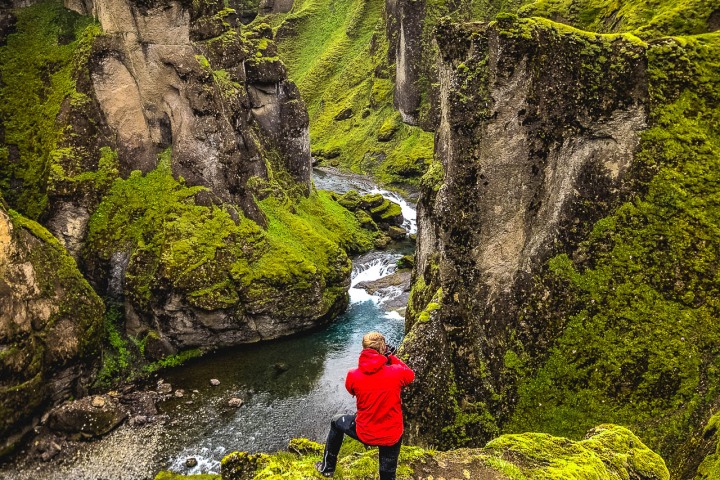 Europe, Fjaðrárgljúfur, Fjord, Iceland, Travel, volcanic lava field