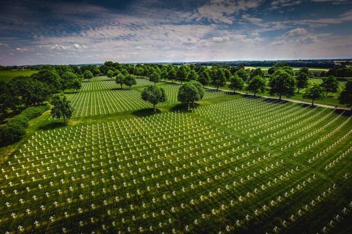Aerial Photography, AGP Favorite, Europe, Military Cemetery, Netherlands, Travel