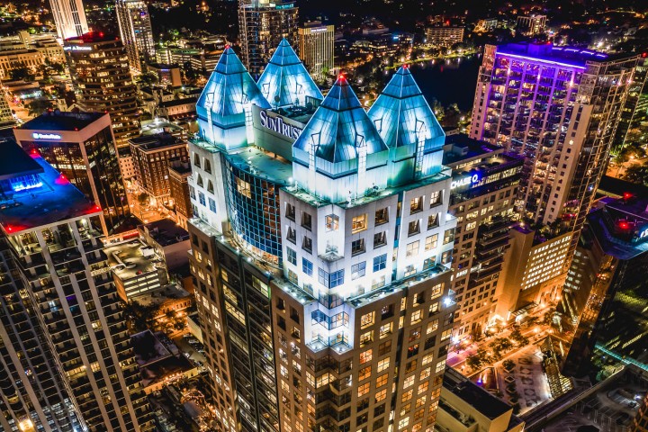 Aerial Photography, AGP Favorite, Downtown, Florida, Long Exposure, North America, Orlando, Travel, United States