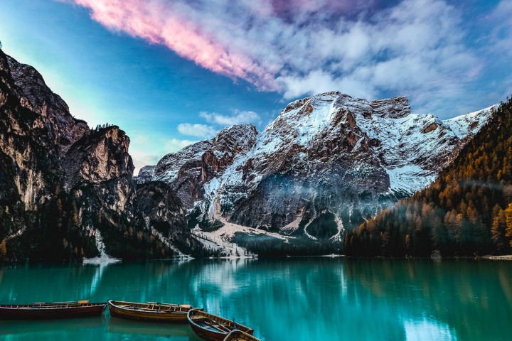 AGP Favorite, Dolomites, Europe, Italy, Lago di Braies, Reflections, Snow Covered, South Tyrol, Travel