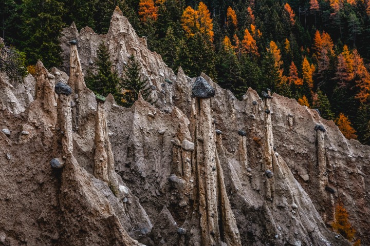 AGP Favorite, Autumn, Dolomites, Europe, Fall Colors, Italy, Piramidi di terra a Perca, South Tyrol, Travel