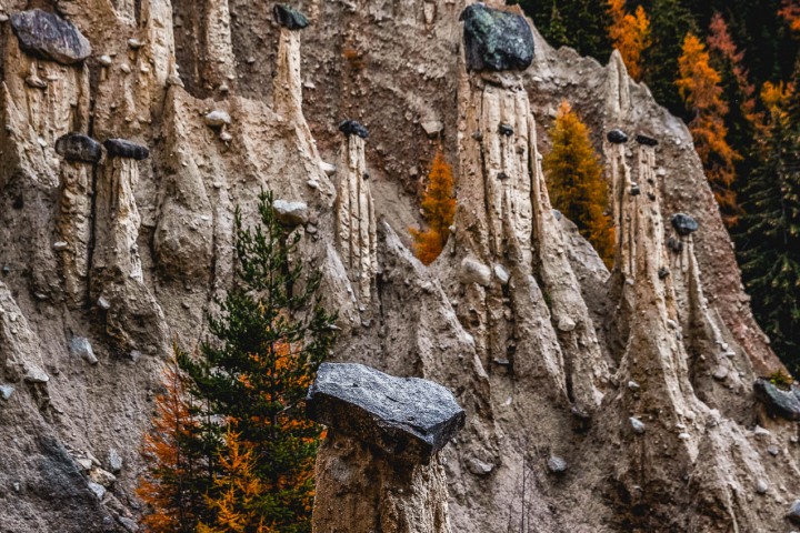 AGP Favorite, Autumn, Dolomites, Europe, Fall Colors, Italy, Piramidi di terra a Perca, South Tyrol, Travel