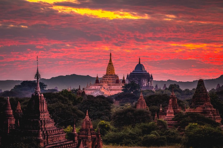 AGP Favorite, Ananda Temple, Asia, Bagan, Burma, Myanmar, Old Bagan, Pagoda, Sunset, Temple, Travel, AGP, Alex G Perez, www.AGPfoto.com