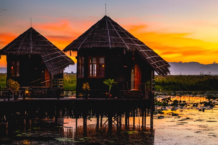 AGP Favorite, Asia, Burma, Inle Lake, Myanmar, Resort, Sunset, Travel