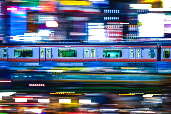 AGP, AGP Favorite, Alex G Perez, Asia, Japan, Long Exposure, Neon Lights, Shinjuku City, Tokyo, Train, Travel, www.AGPfoto.com