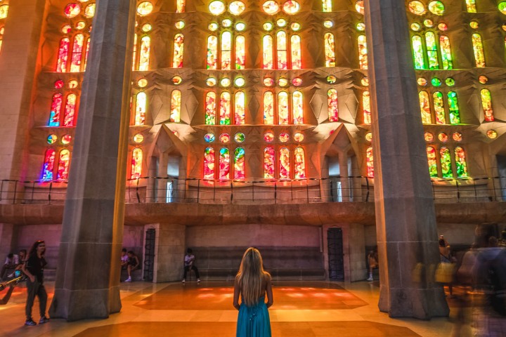 AGP, AGP Favorite, Alex G Perez, Architecture, Barcelona, Cathedral, Europe, La Sagrada Familia, Spain, Stained Glass, Travel, www.AGPfoto.com