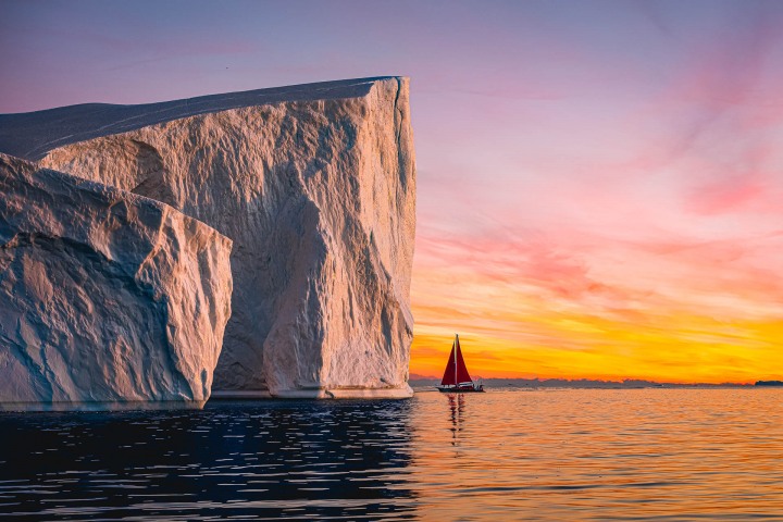 AGP, AGP Favorite, Alex G Perez, Arctic Circle, Greenland, Ice, Iceberg, Ilulissat, Landscape Photography, North America, Reflections, Sail Boat, Sunset, Travel, www.AGPfoto.com