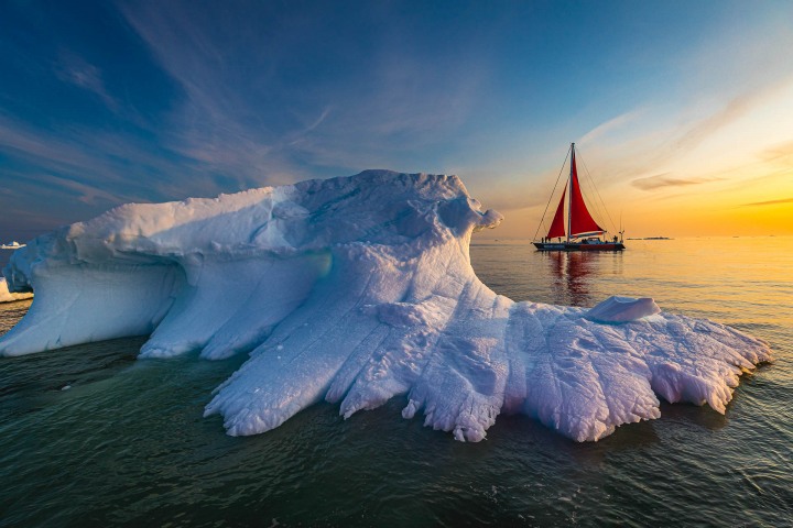 AGP, AGP Favorite, Alex G Perez, Arctic Circle, Greenland, Ice, Iceberg, Ilulissat, Landscape Photography, North America, Sail Boat, Sunset, Travel, www.AGPfoto.com