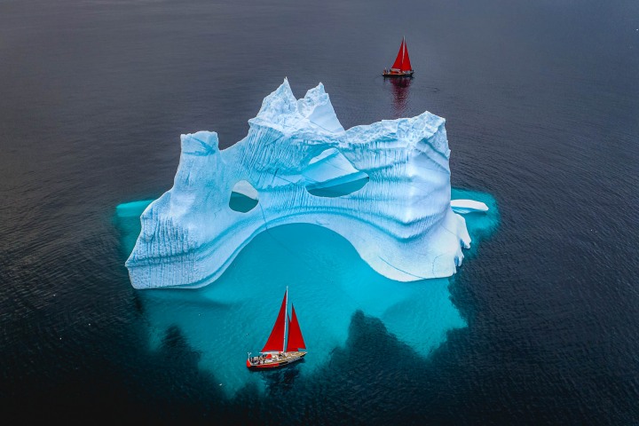 AGP, AGP Favorite, Aerial Photography, Alex G Perez, Arctic Circle, Drone, Greenland, Ice, Iceberg, Ilulissat, Landscape Photography, North America, Sail Boat, Travel, www.AGPfoto.com