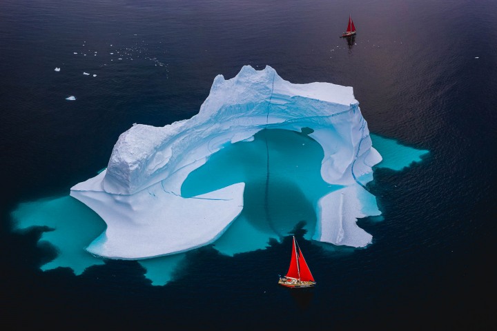 AGP, AGP Favorite, Aerial Photography, Alex G Perez, Arctic Circle, Drone, Greenland, Ice, Iceberg, Ilulissat, Landscape Photography, North America, Sail Boat, Travel, www.AGPfoto.com