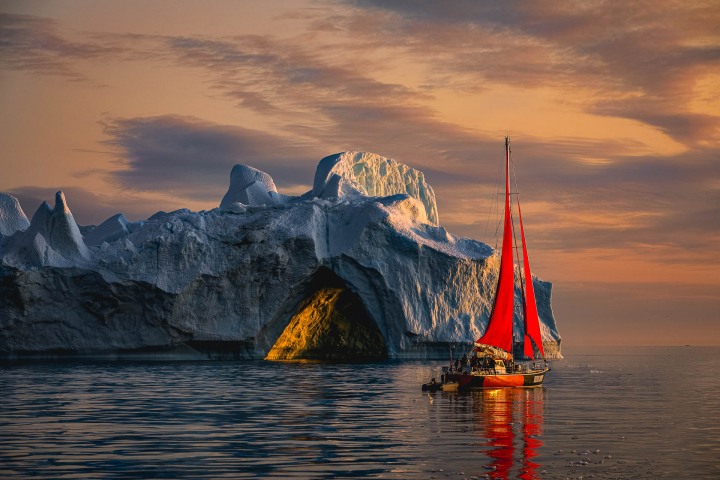 AGP, AGP Favorite, Alex G Perez, Arctic Circle, Greenland, Ice, Iceberg, Ilulissat, Landscape Photography, North America, Sail Boat, Sunset, Travel, www.AGPfoto.com