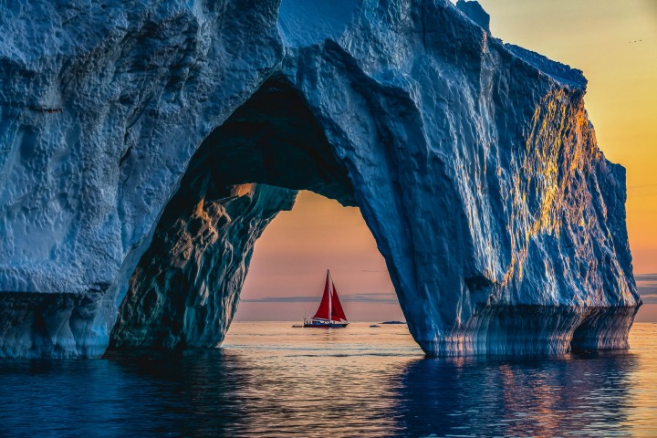 AGP, AGP Favorite, Alex G Perez, Arctic Circle, Greenland, Ice, Iceberg, Ilulissat, Landscape Photography, North America, Sail Boat, Sunset, Travel, www.AGPfoto.com