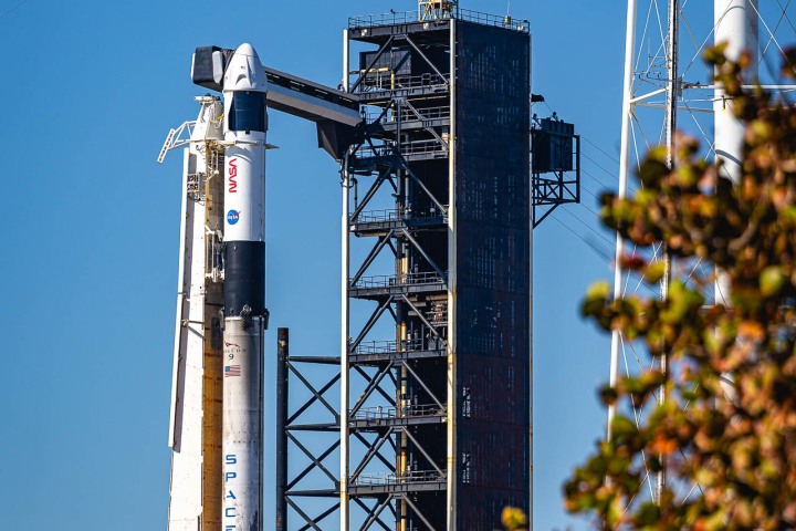 A SpaceX Falcon 9 rocket will launch three astronauts and a cosmonaut to the International Space Station. The mission will carry NASA astronauts Anne McClain and Nichole Ayers along with Japanese Aerospace Exploration Agency (JAXA) astronaut Takuya Onishi and Roscosmos cosmonaut Kirill Peskov.