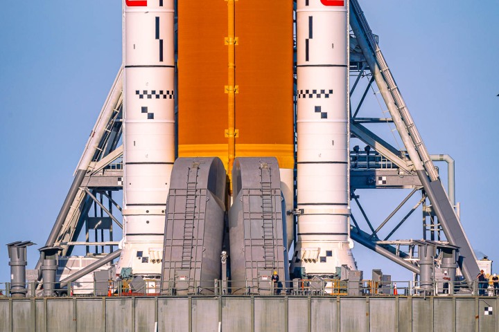 NASA successfully rolled back the Artemis II Space Launch System (SLS) rocket and Orion spacecraft to the Vehicle Assembly Building (VAB) at Kennedy Space Center on February 25, 2026. The 4-mile trek was initiated to repair a critical helium flow issue in the upper stage, with the goal of preserving an April 2026 launch window