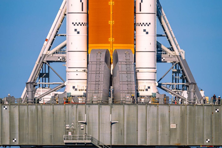 NASA successfully rolled back the Artemis II Space Launch System (SLS) rocket and Orion spacecraft to the Vehicle Assembly Building (VAB) at Kennedy Space Center on February 25, 2026. The 4-mile trek was initiated to repair a critical helium flow issue in the upper stage, with the goal of preserving an April 2026 launch window