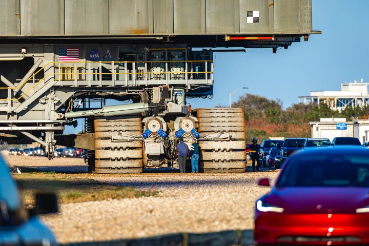 NASA successfully rolled back the Artemis II Space Launch System (SLS) rocket and Orion spacecraft to the Vehicle Assembly Building (VAB) at Kennedy Space Center on February 25, 2026. The 4-mile trek was initiated to repair a critical helium flow issue in the upper stage, with the goal of preserving an April 2026 launch window