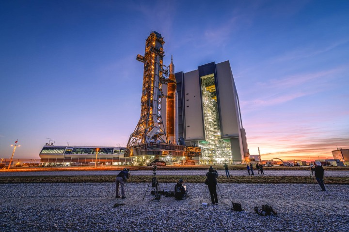 NASA successfully rolled back the Artemis II Space Launch System (SLS) rocket and Orion spacecraft to the Vehicle Assembly Building (VAB) at Kennedy Space Center on February 25, 2026. The 4-mile trek was initiated to repair a critical helium flow issue in the upper stage, with the goal of preserving an April 2026 launch window